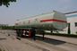 30000L 2 Axle Steel Chemical Liquid Tank Truck Transport Gas / Diesel